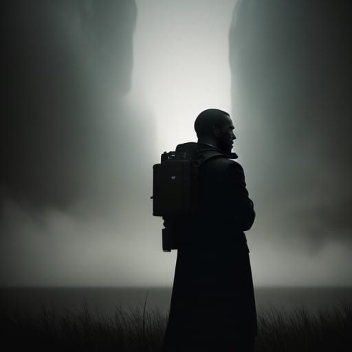 Warm and Nostalgic Film Still with Cinematic Lighting