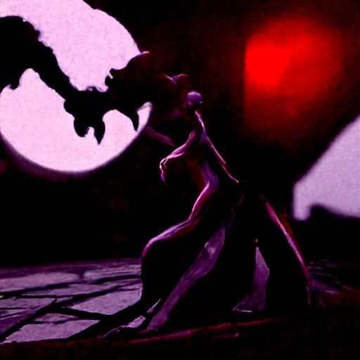 Surreal Dance with Devil by Pale Moonlight