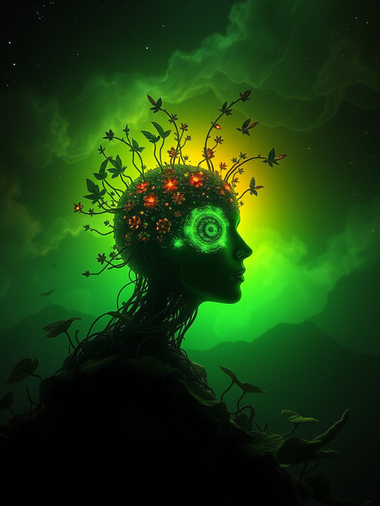 Surreal Botanical Lifeform Seeking Connection