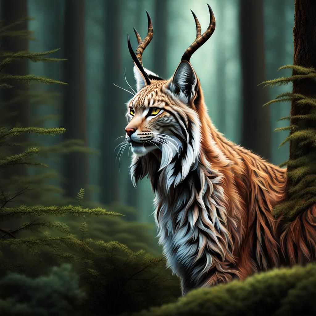 feystag in forest
