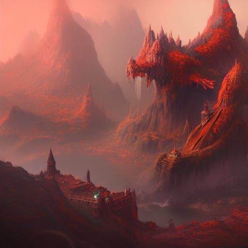 Fantastical Happy Birthday Matte Painting