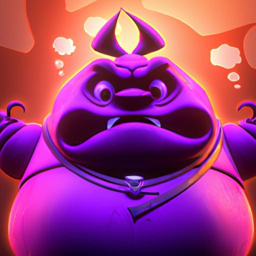 Humbaba the Terrible: Pixar-Style 3D Digital Art