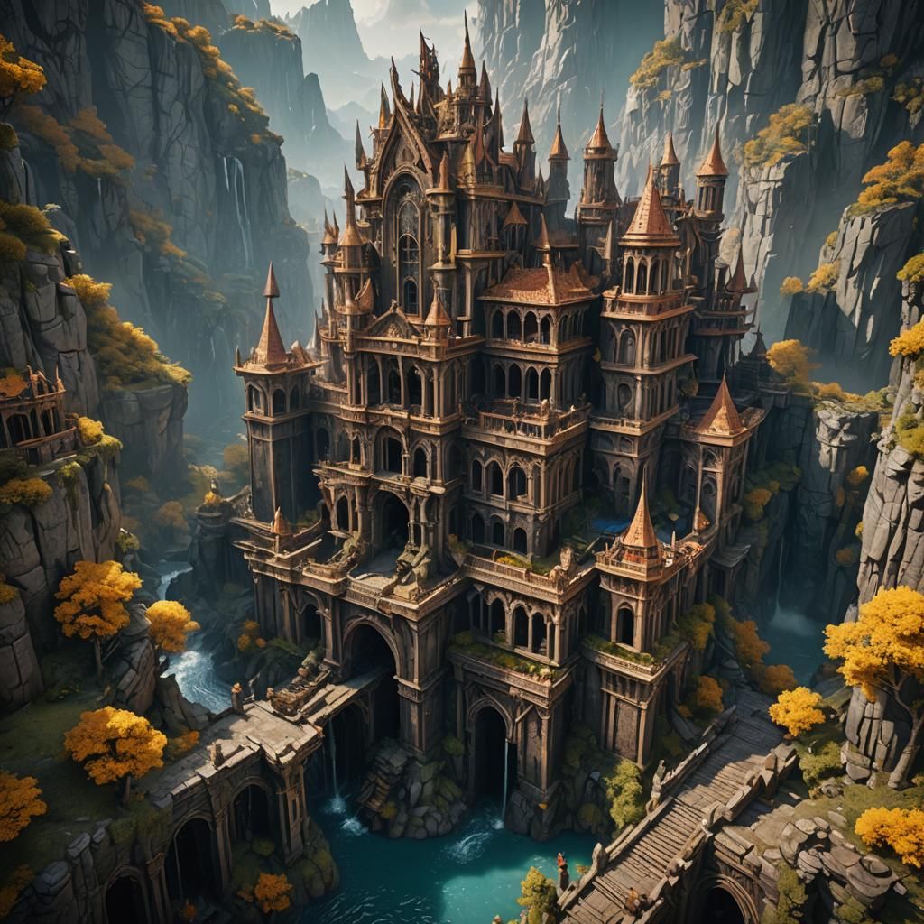 Detailed Matte Painting of a Fantasy Warrior