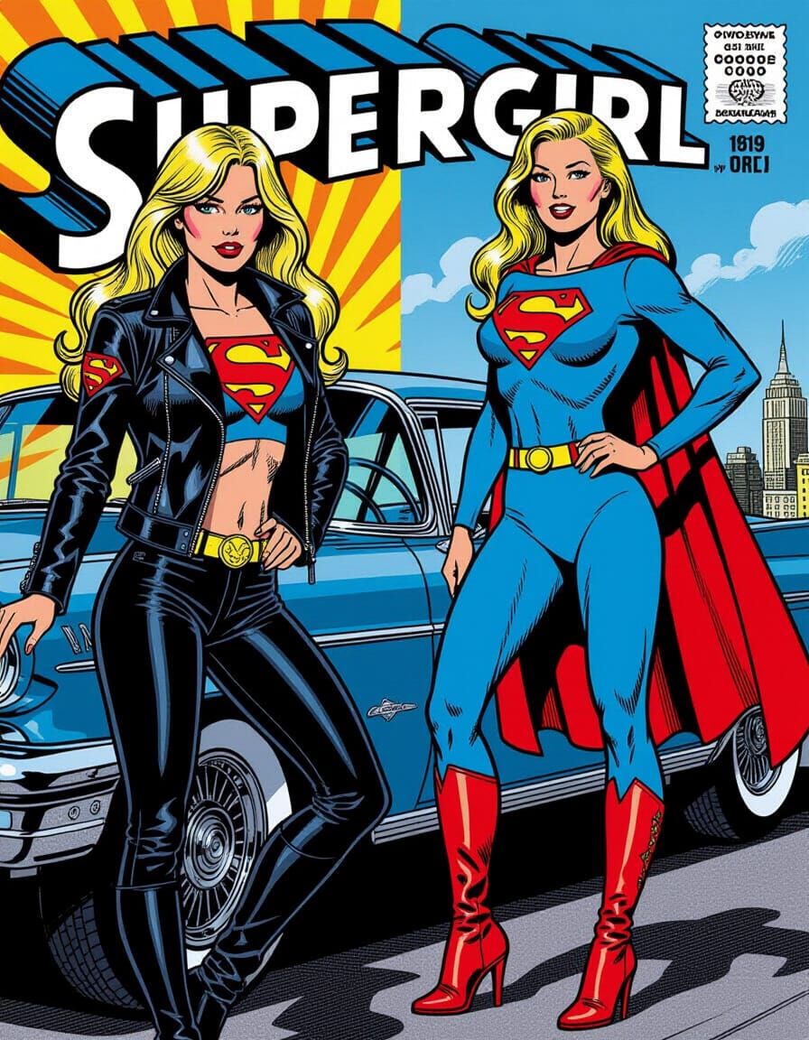 Supergirl: Biker Babe Meets Bronze Age Comic Hero