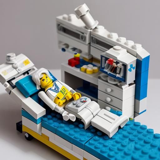 Lego Hospital Emergency Surgery Scene