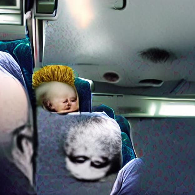 Surreal Sleeping Baby: Eraserhead Dreamscape