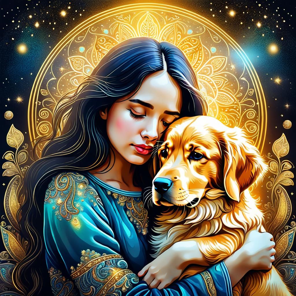 A Golden hug makes everything better ♥