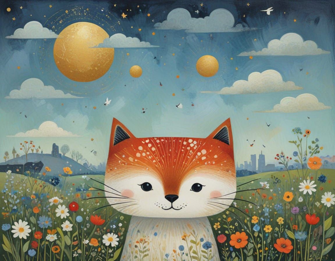 Digital Art Piece in Expressive Impressionist Style