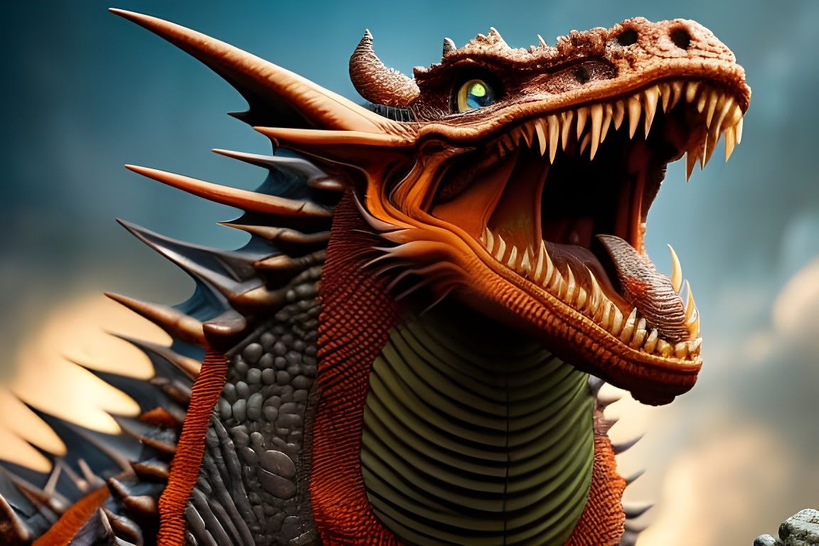 FIERCE FEROCIOUS DRAGON