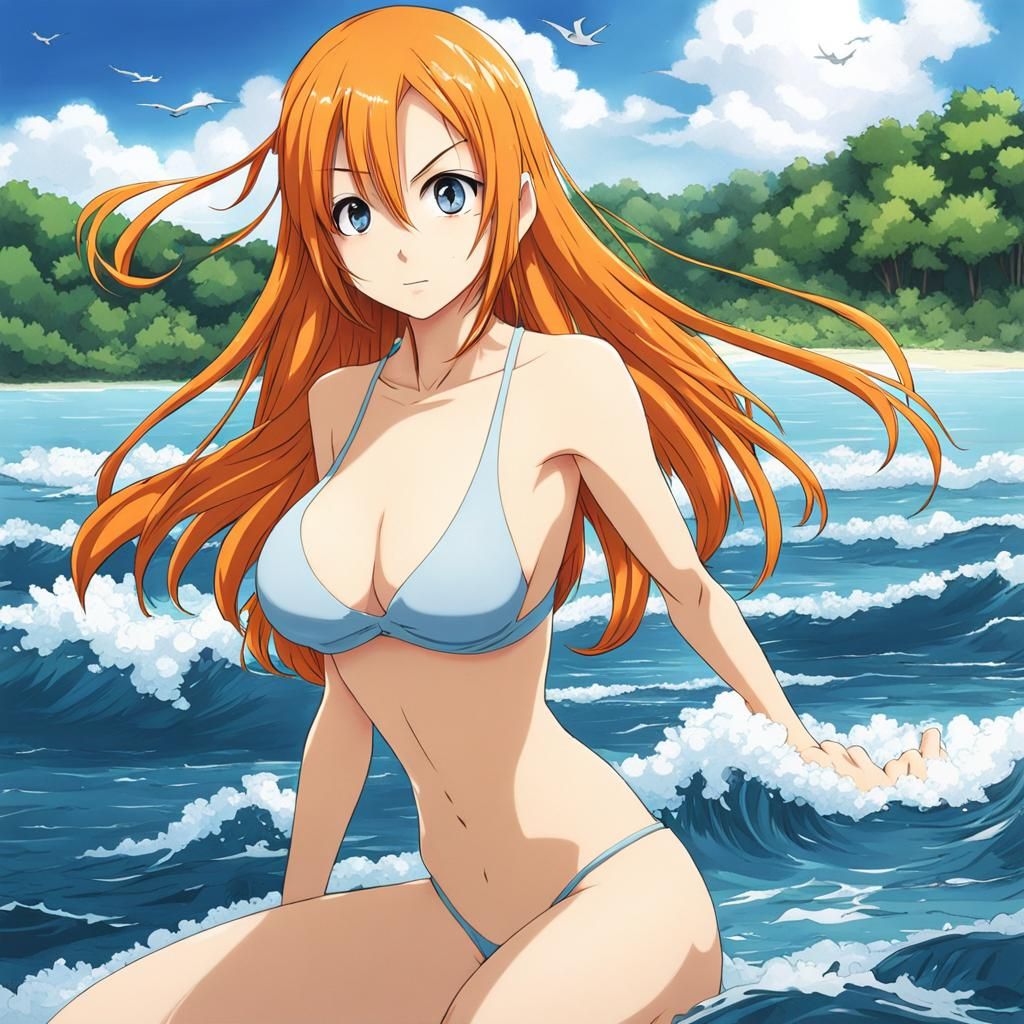 Anime Style Nami Inspired Character Art