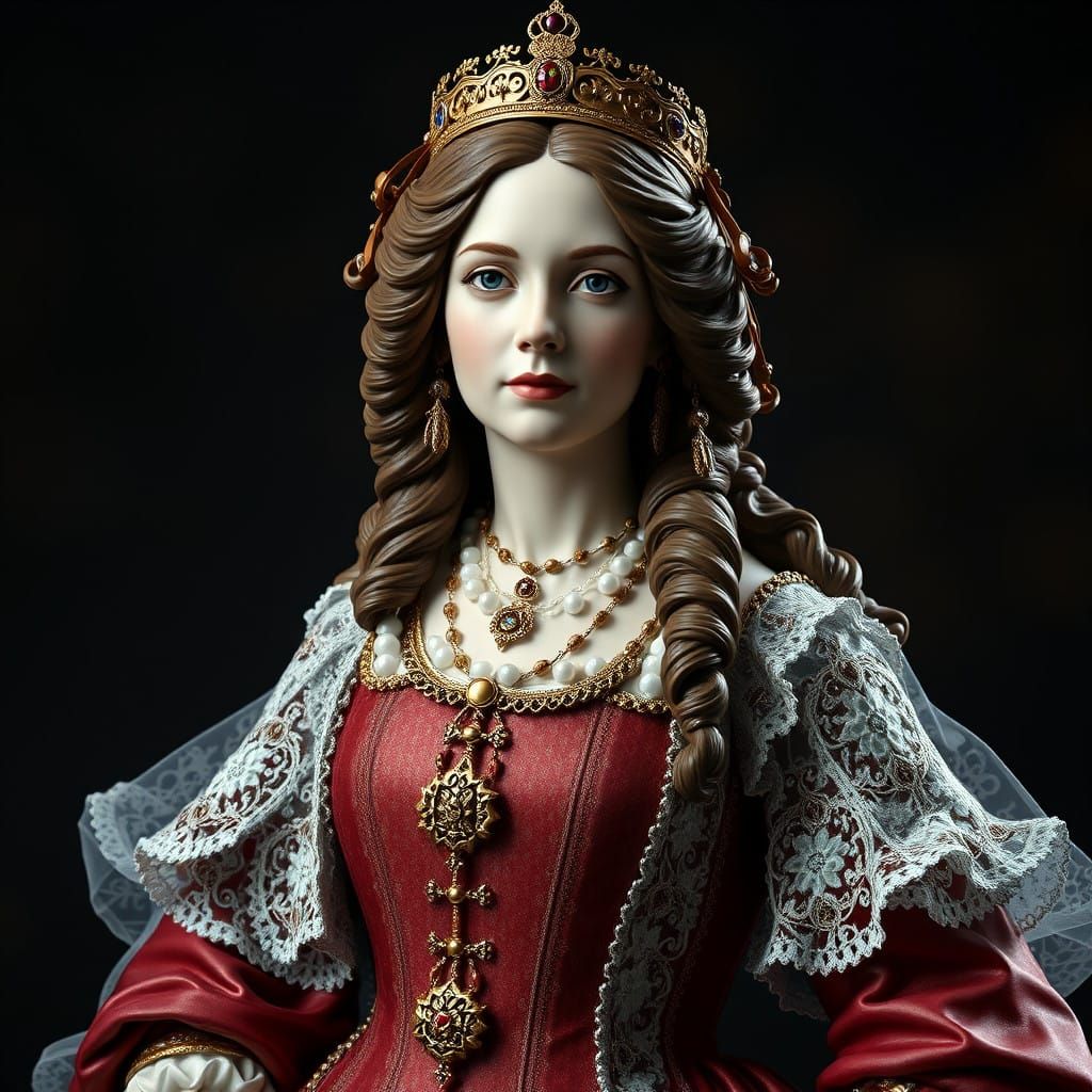 17th Century Royal Queen Catherine of Braganza Staffordshire...