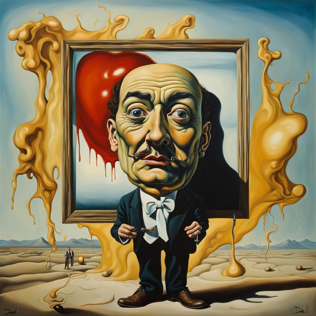 Surreal Madmen in a Melting Dreamscape