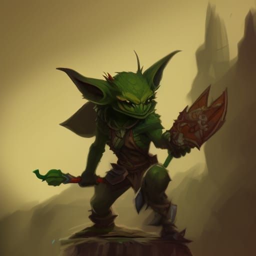 Hyperrealistic Goblin Portrait with Dramatic Lighting