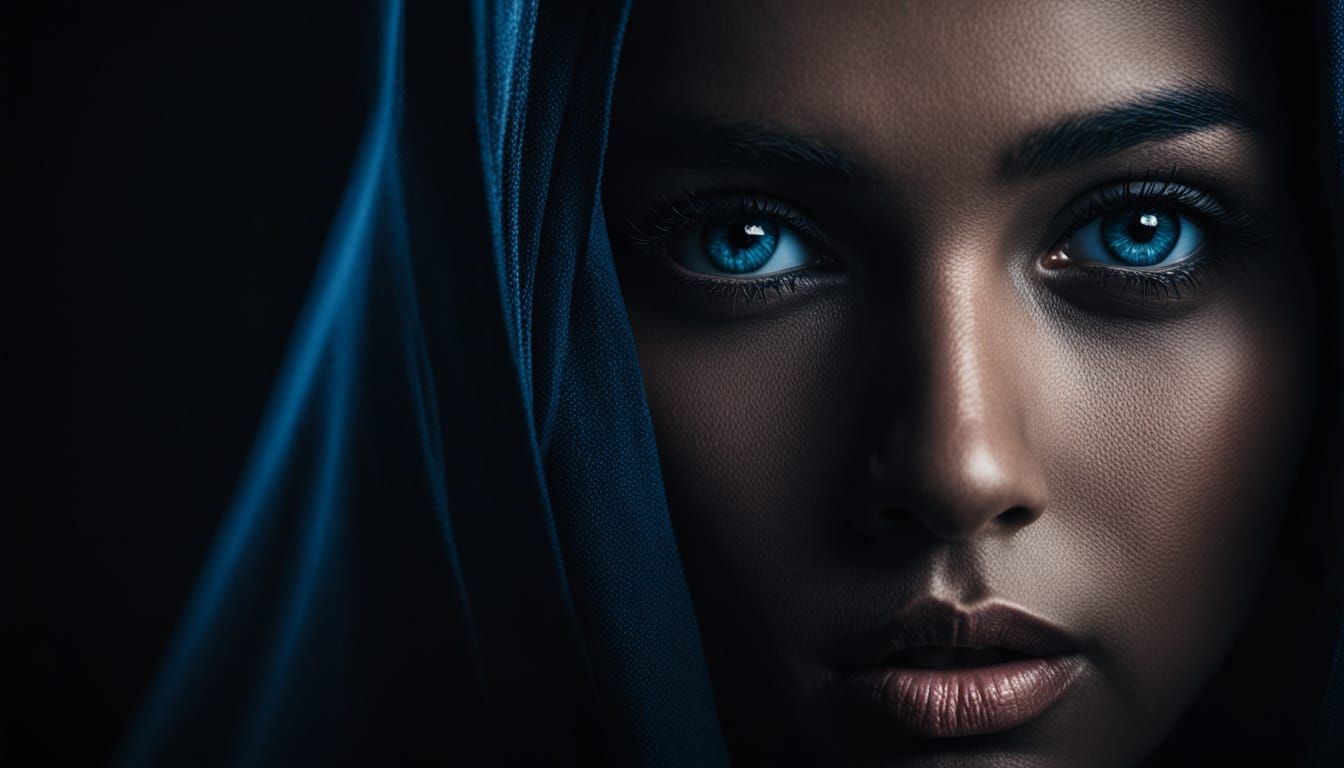 Emerging from the Shadows in Moody, Cinematic Lighting