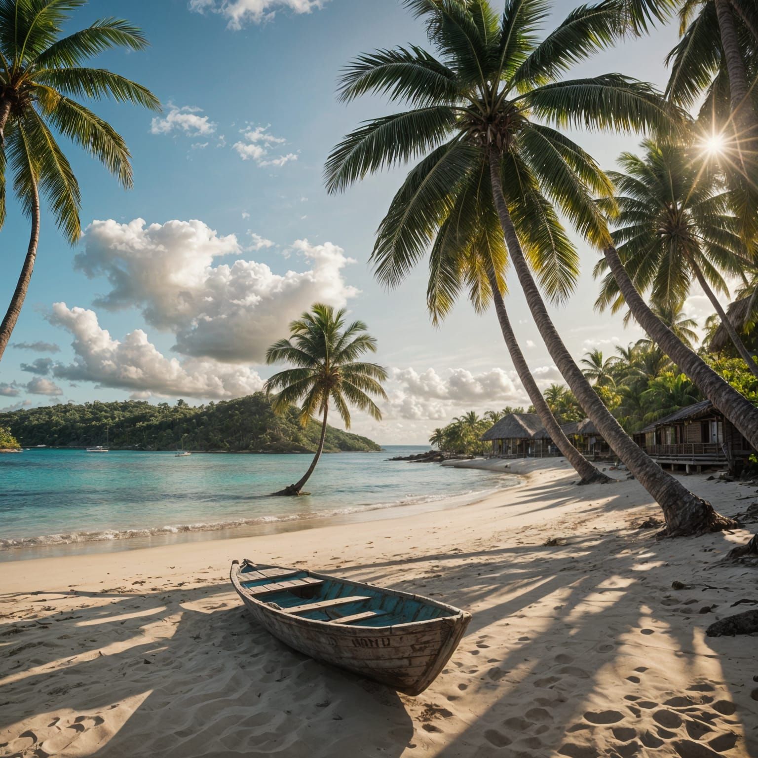 Fijian Island Paradise: White Sands and Blue Waters