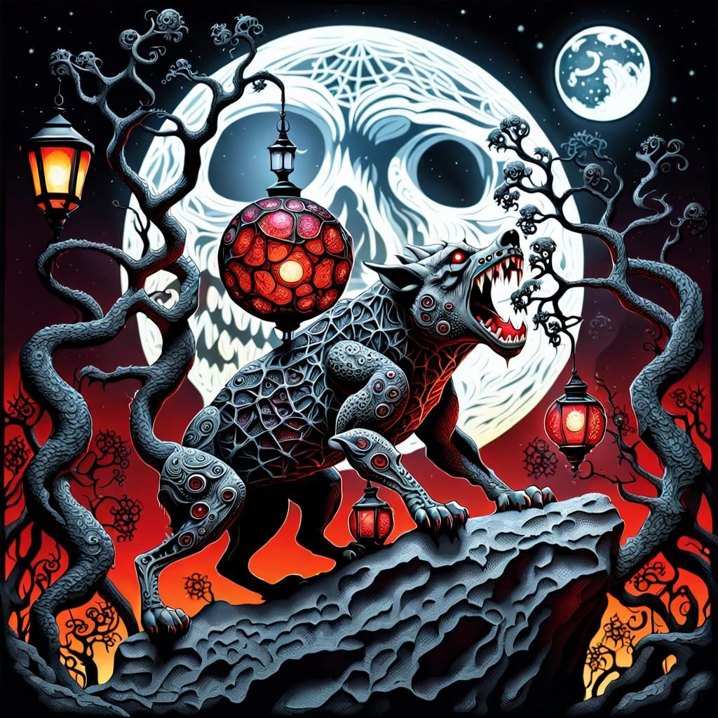 Intricate Photograph of Dancing Rottweiler Man