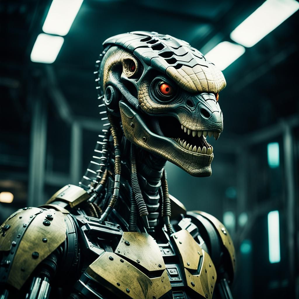 Menacing Hybrid Villain: Human and Machine Fusion