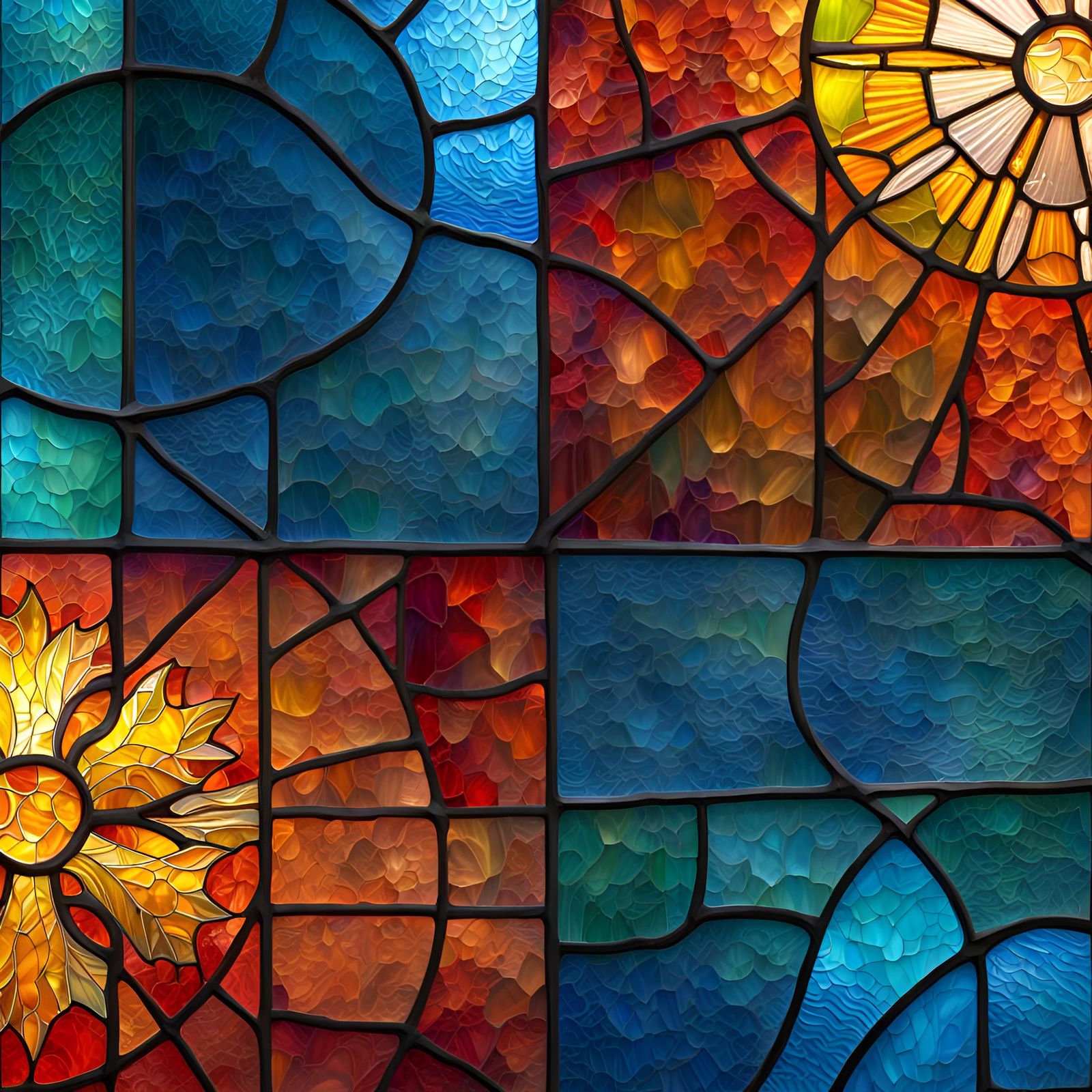 Detailed Stained Glass Art