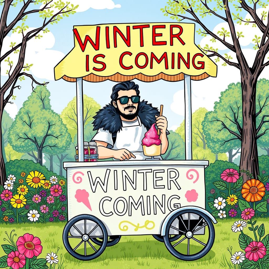 Jon Snow's Summer Snow Cone Stand