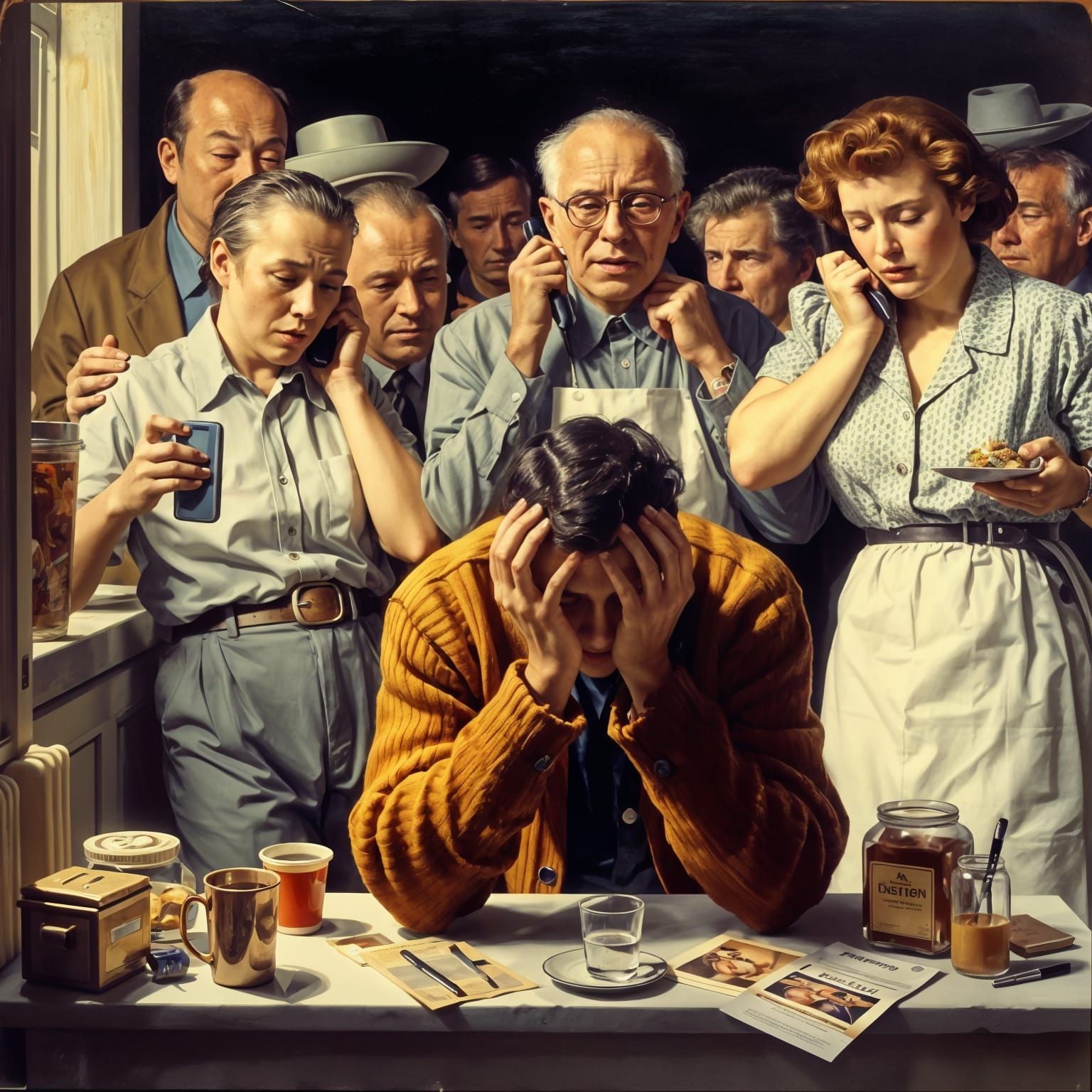 Abstract Depression Concept