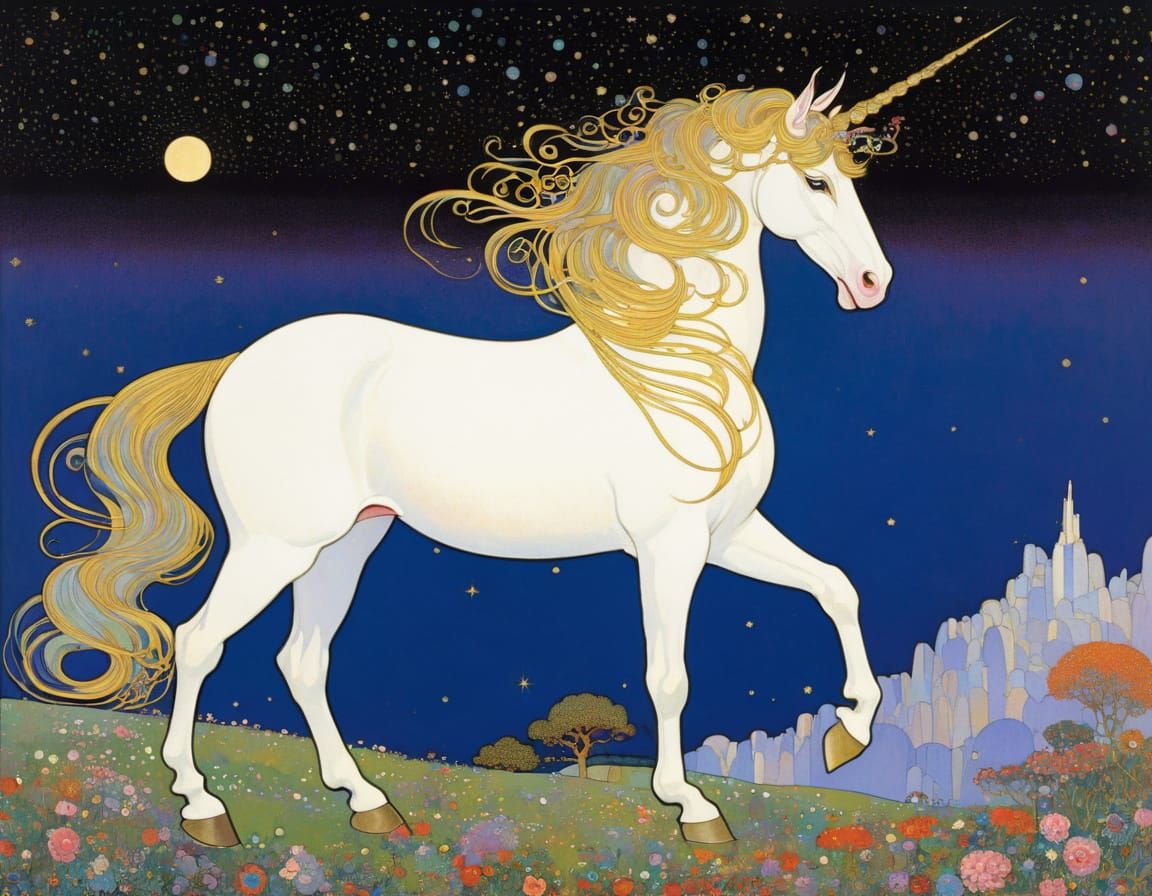 Whimsical Mythical Creature in Dreamlike Atmosphere