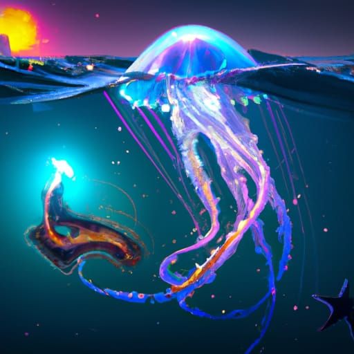 a giant jellyfish