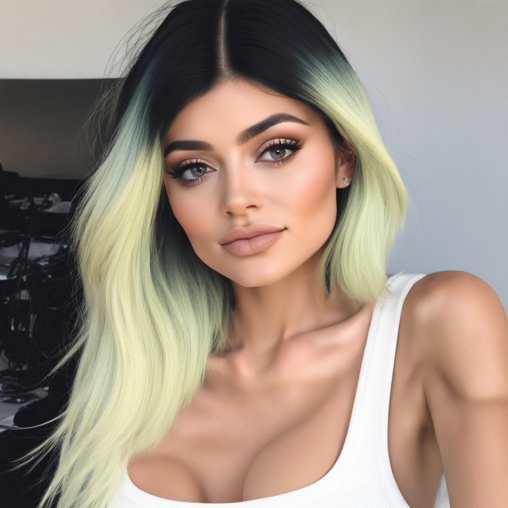 Realistic Portrait of Kylie Jenner