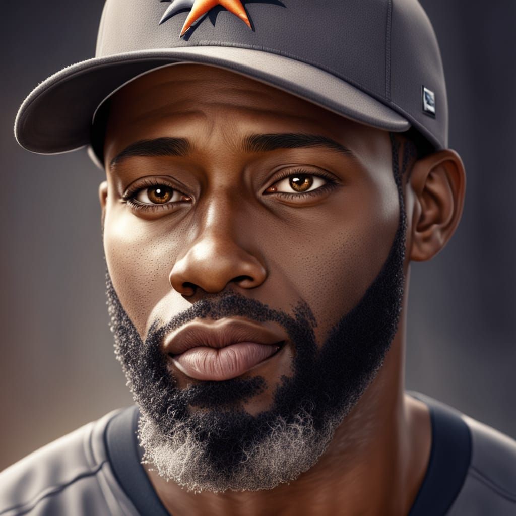 Realistic Digital Portrait of an African American Man