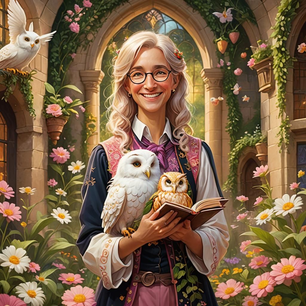 Strawberry Shortcake Professor Teaching at Hogwarts