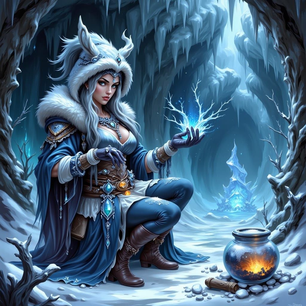 Snow Elf Mage 2