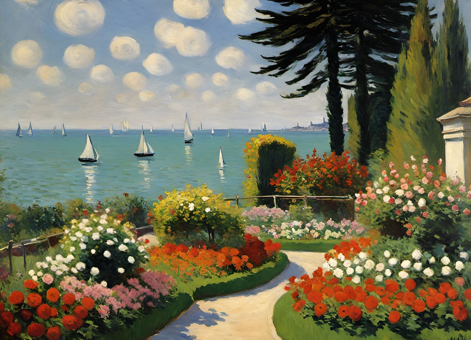 Garden at Sainte-Adresse