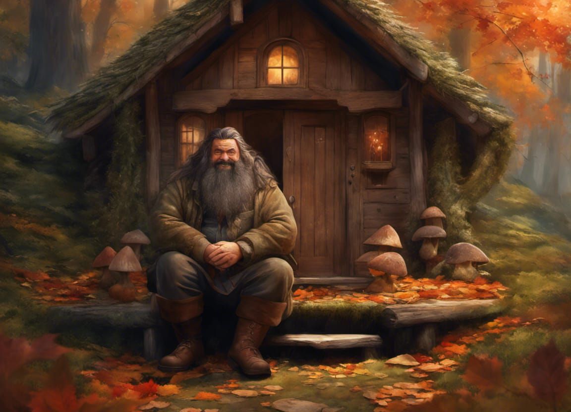 Hagrid and his Cabin