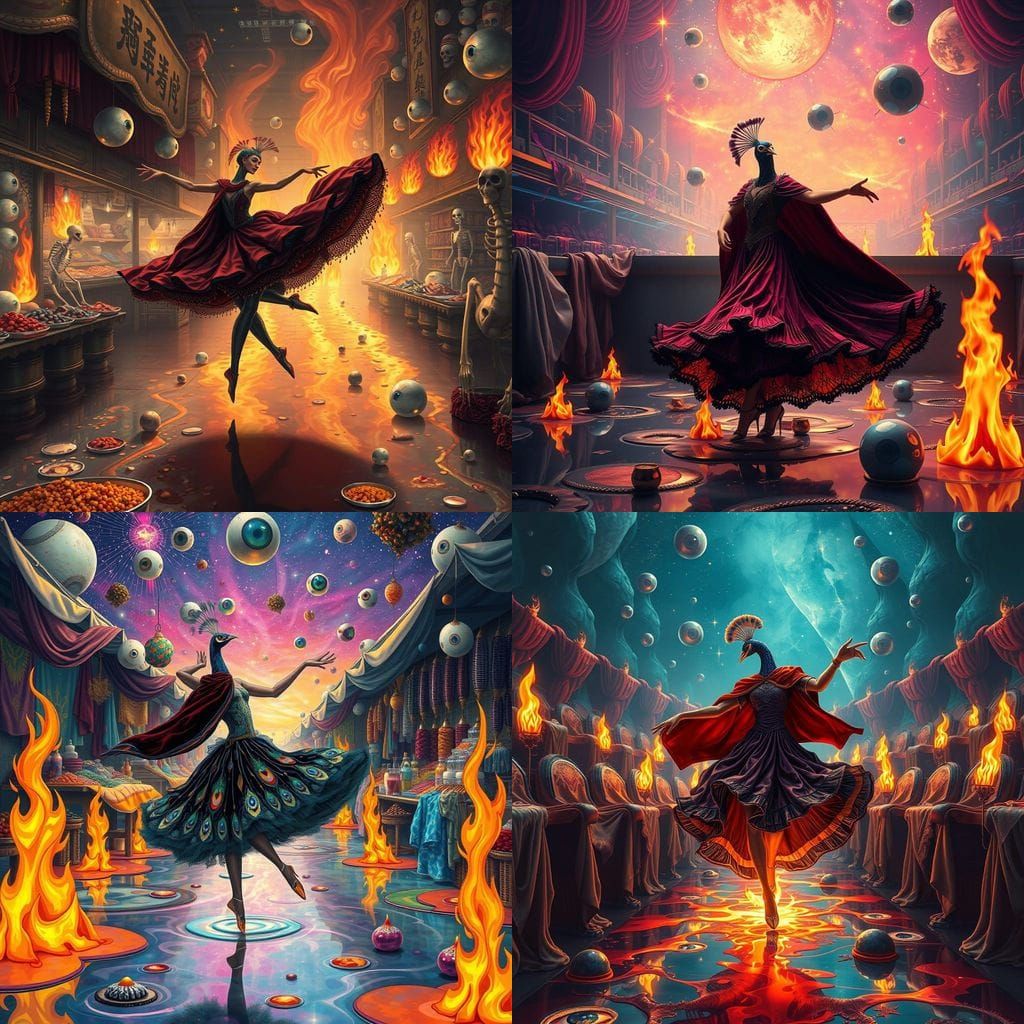 Liquid Flame Bazaar: A Digital Art Market