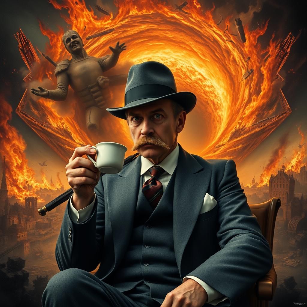 Elegant Gentleman's Apocalyptic Tea Party