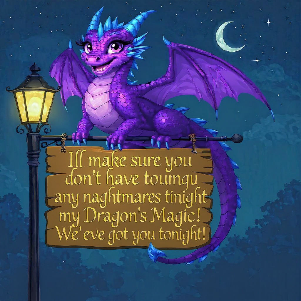 Green and Red Dragon on a Lamppost