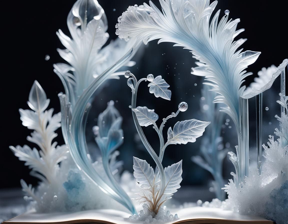 Magical Ice flower.