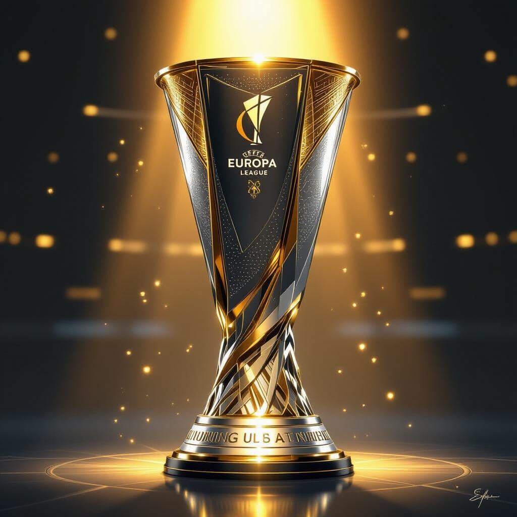 Futuristic UEFA Europa League 2013 Trophy