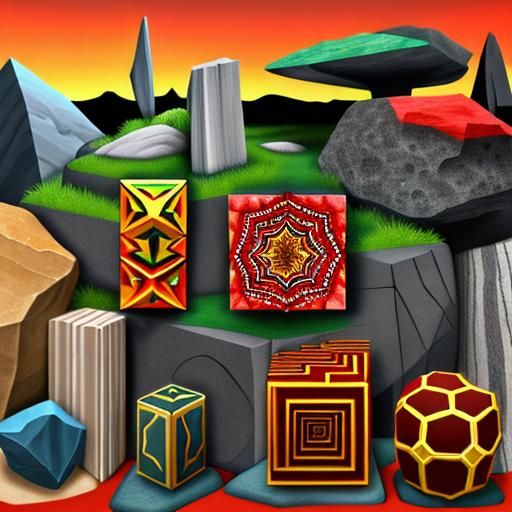 Detailed 3D Fractal Geometric Vectors