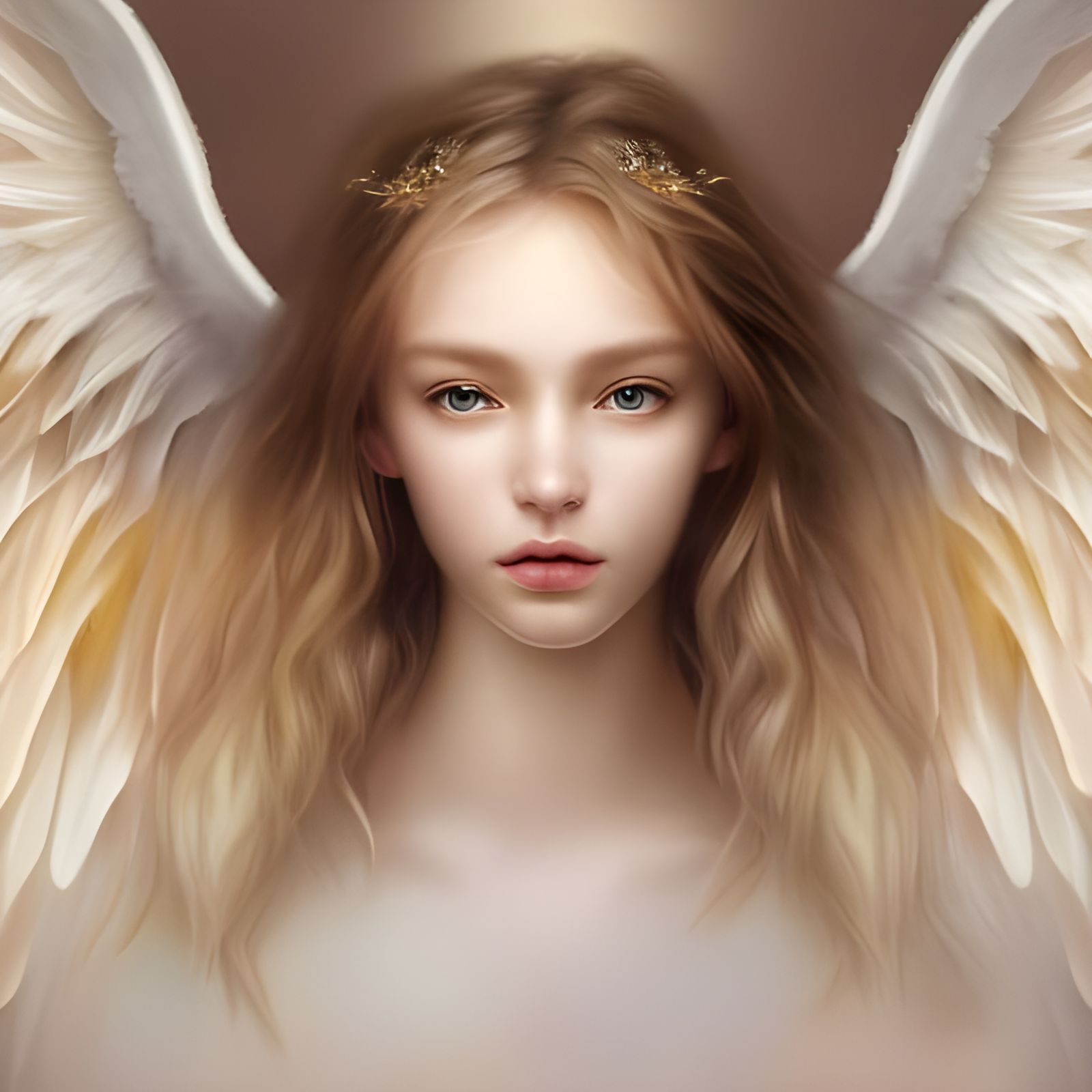 Beautiful Seraphim Angel in Hyperrealistic Style