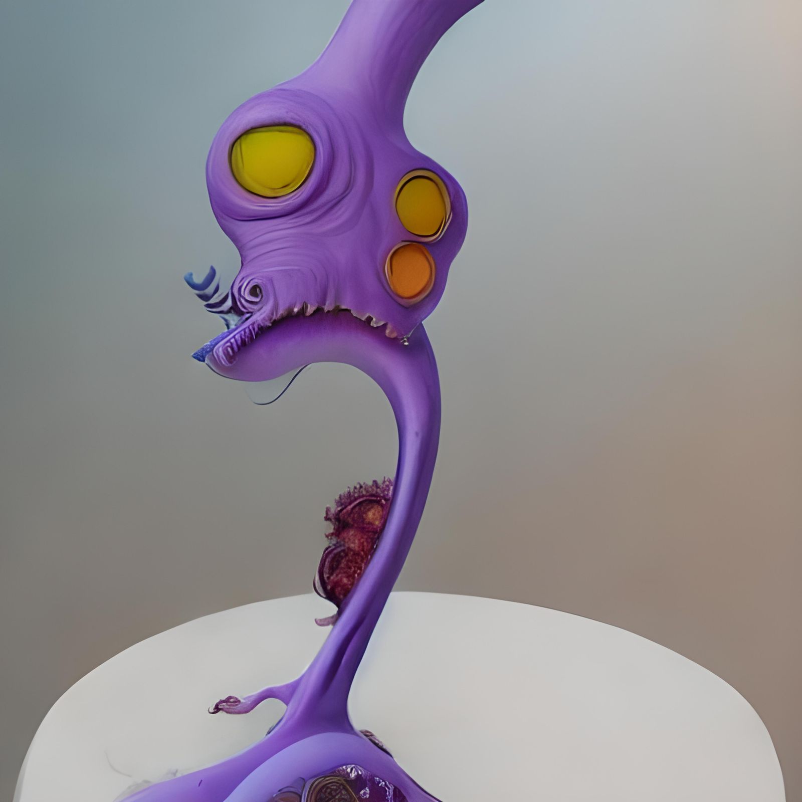 Menacing Villain in a Sci-Fi Style