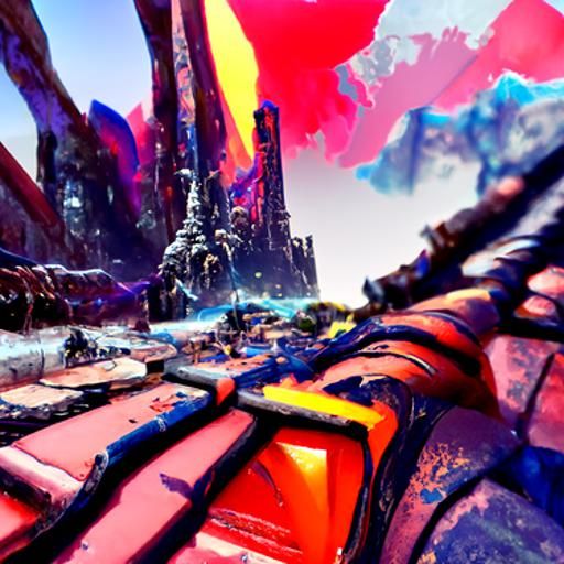 Fantastical Matte Painting in Deep Color