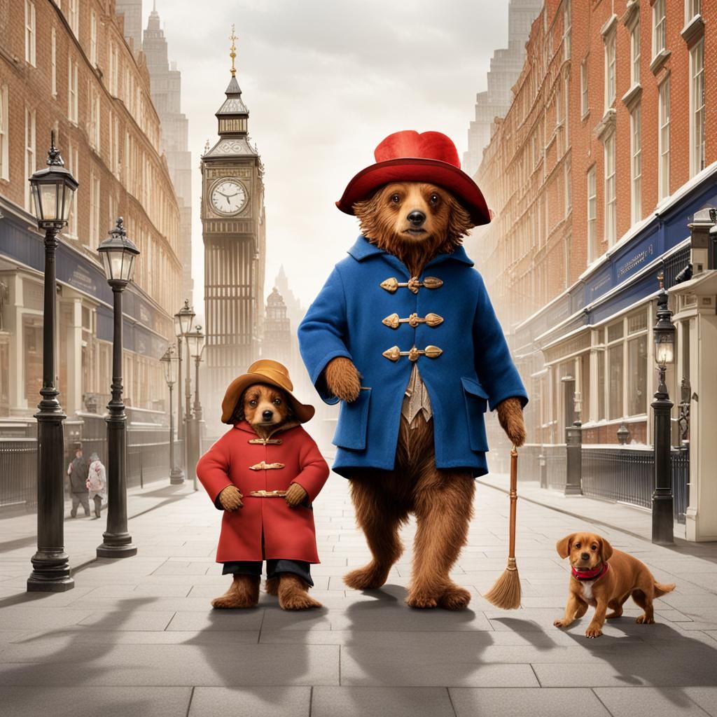 Paddington Bear and King Charles III