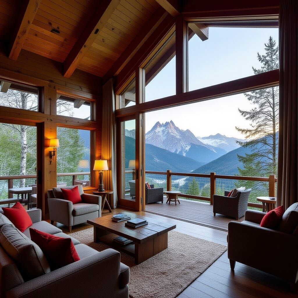 Dreamy View from Luxurious Lodge