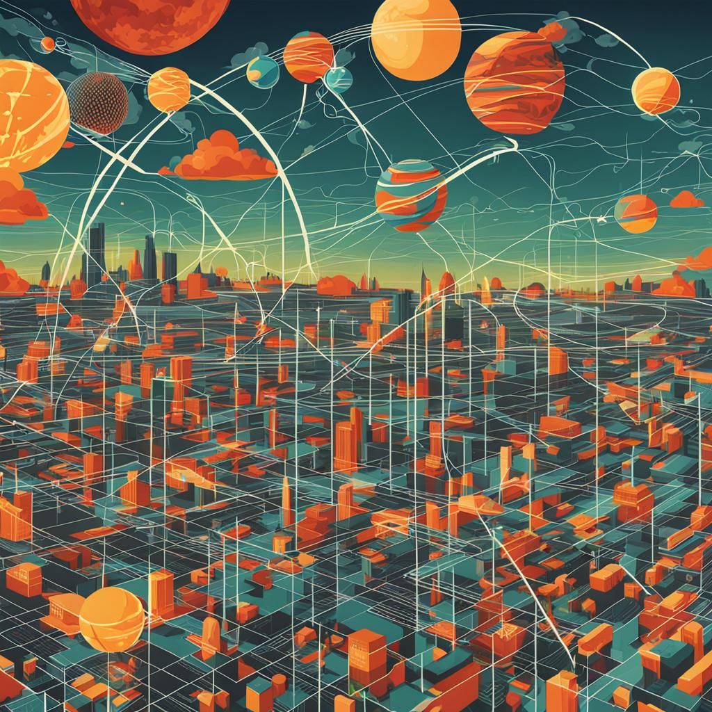 AI Generated Image of the Internet