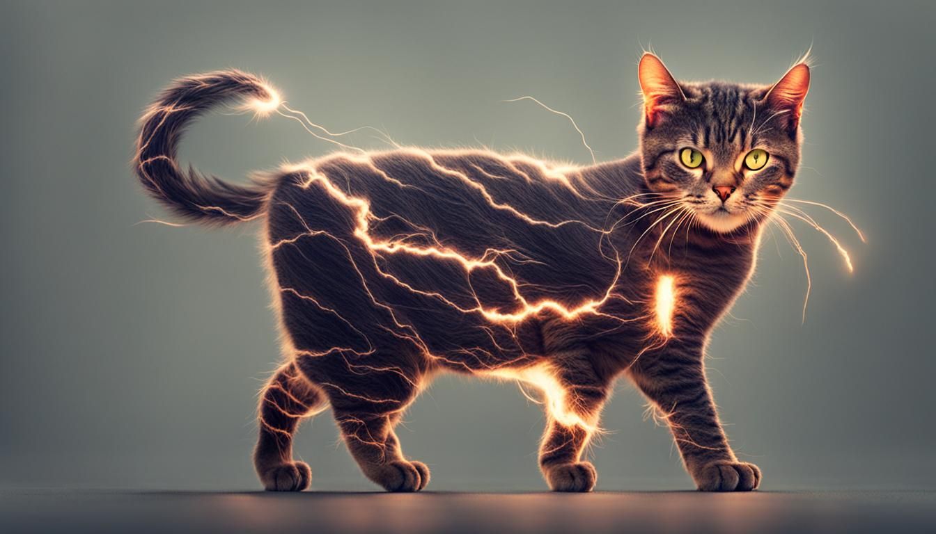 Electric Cat: A Lightning-Made Feline