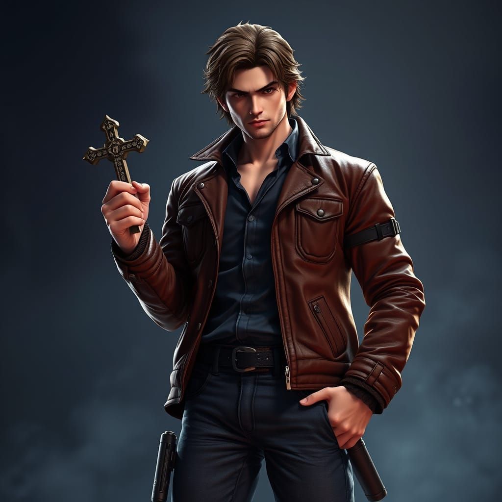 Supernatural Hunter Sam Winchester Prepares for Battle