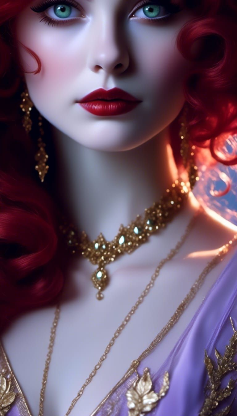 Poison Ivy in Fantasy Art Style