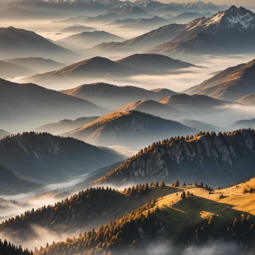 Breathtaking Mountain Landscape Photography at Sunrise