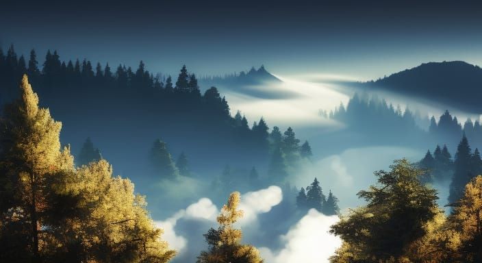 Surreal Rollercoaster Ascending into Volumetric Cloudscape