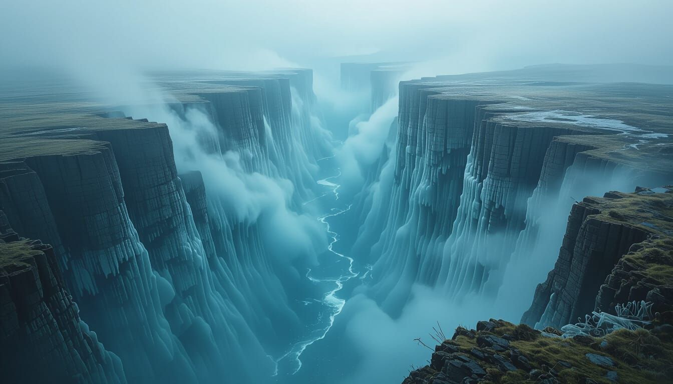 Abyssal Tidebreak Rift: Colossal Seafissure Fantasy Concept ...